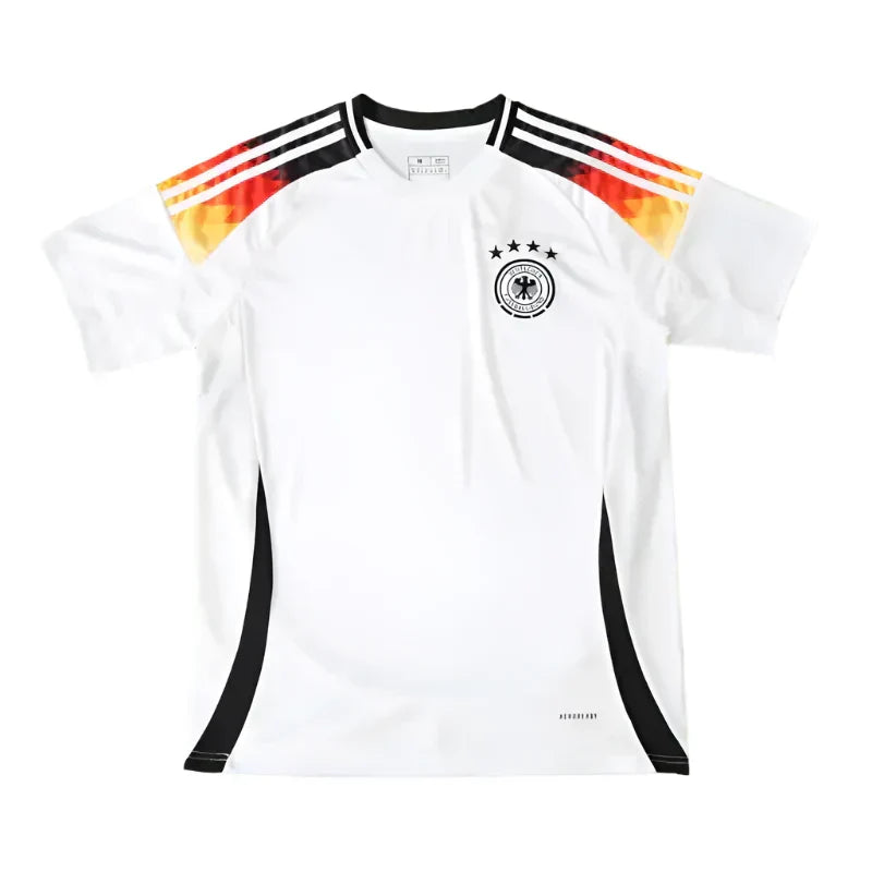 Germany National Team UEFA Home Fan Version Jersey 2024 – White Euro 2024 Football Shirt