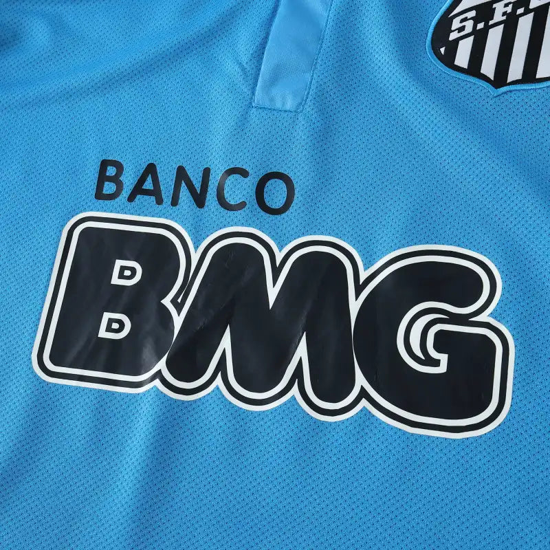 Santos FC Third Retro Fan Version 2012/13 – Nike Sky Blue Polo Collar Jersey | Neymar Jr #11