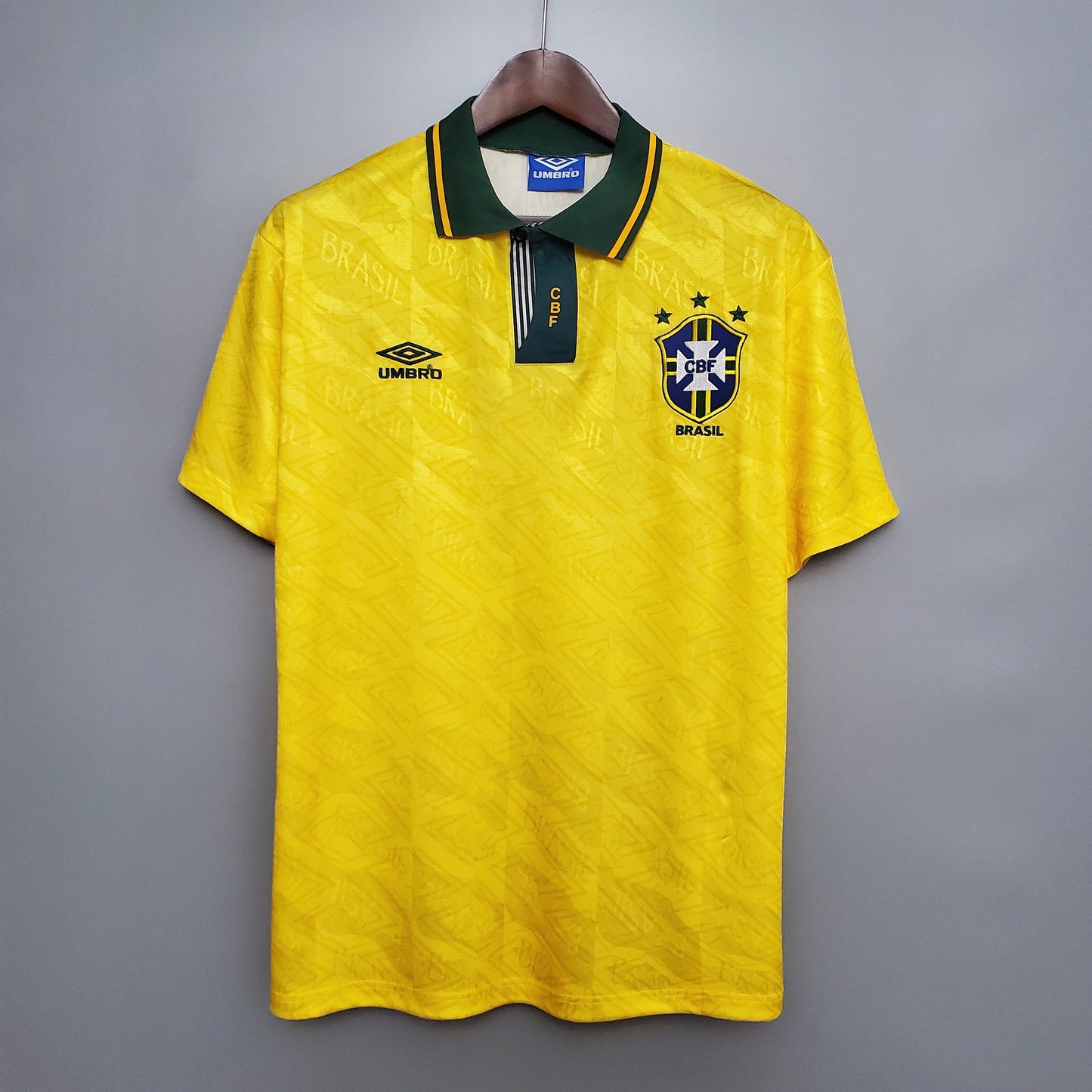 Brazil 1991-93 Home Retro Jersey – Classic Umbro Yellow & Green Kit
