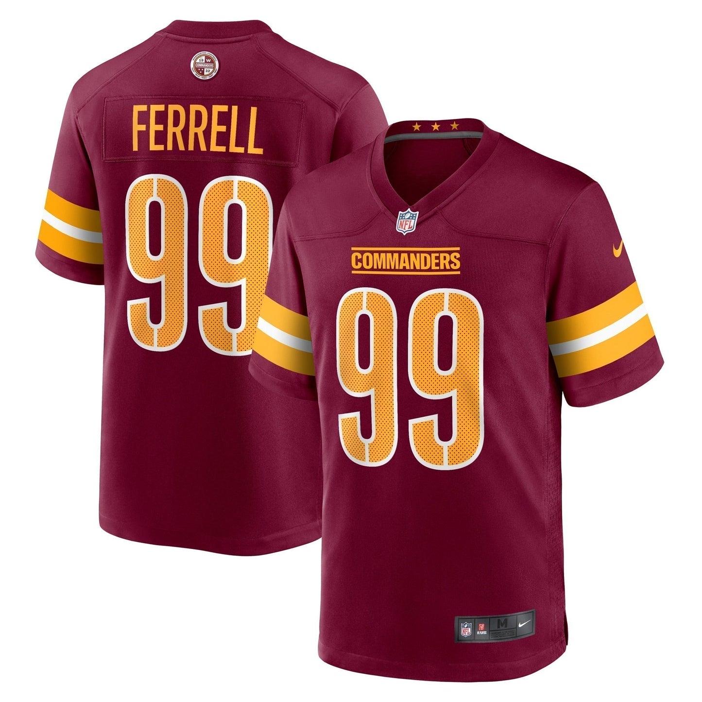 Clelin Ferrell Washington Commanders  Game Jersey -  Burgundy