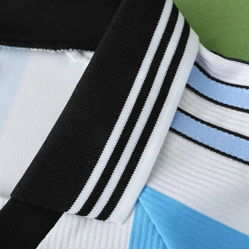 Argentina Home Retro Soccer Jersey 1998 Fan Version — World Cup Edition