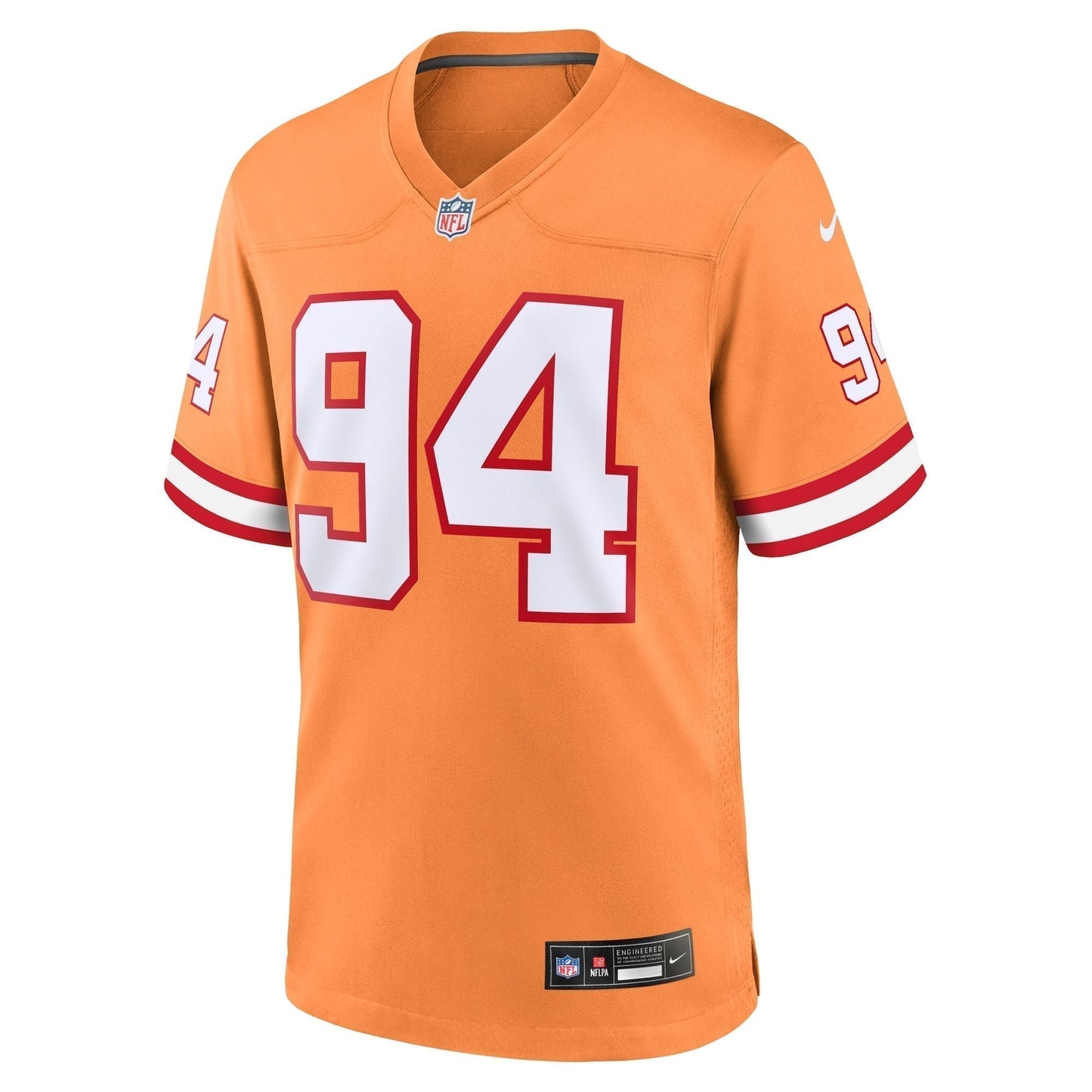 Calijah Kancey Tampa Bay Buccaneers Alternate Team Game Jersey - Orange