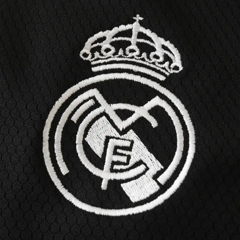 Real Madrid 2024/25 Black Training Jersey – Adidas Aeroready Fan Version