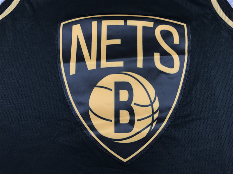 Kyrie Irving #11 Brooklyn Nets Golden Edition Swingman Jersey – Black & Matte Gold NBA Fan Gear