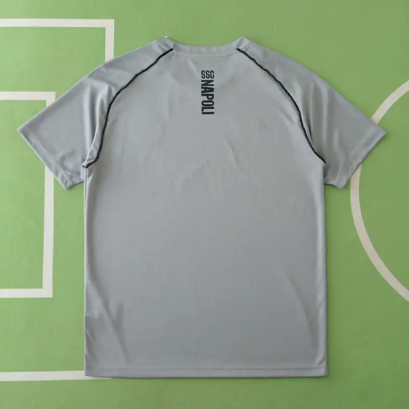 S.S.C. Napoli x Coca-Cola Training Shirt Fan Version 2024/25 – Grey Football Jersey