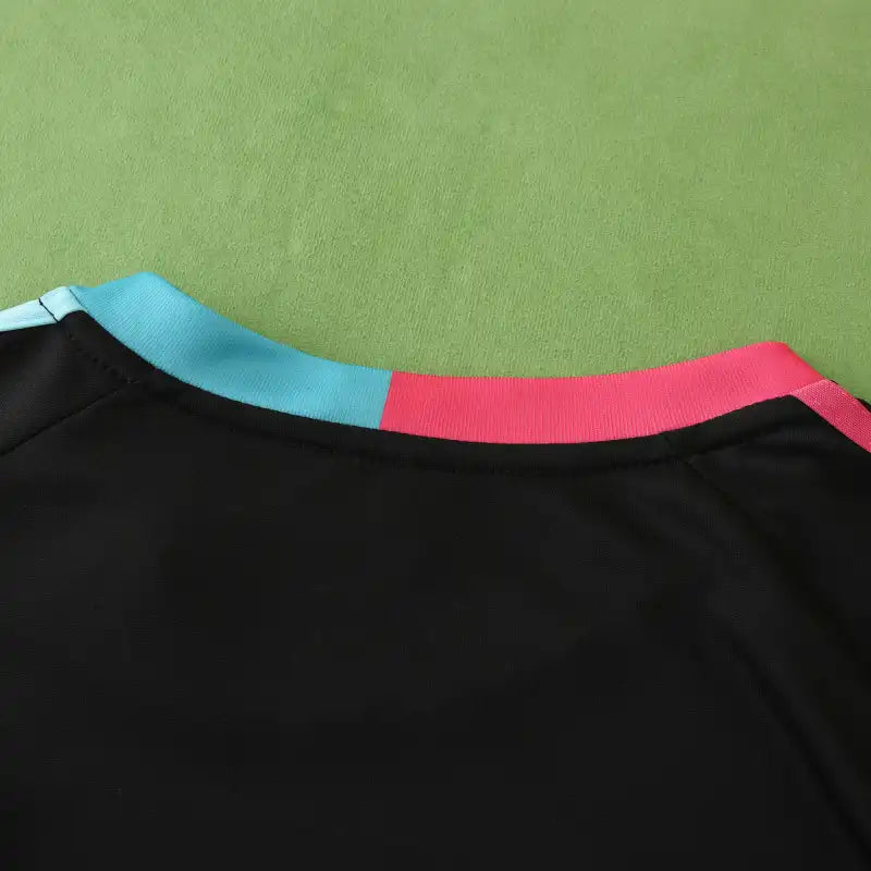 Inter Miami CF Black Miami Vice Edition Fan Version Jersey 2024/25 – Neon Pink & Blue Football Shirt