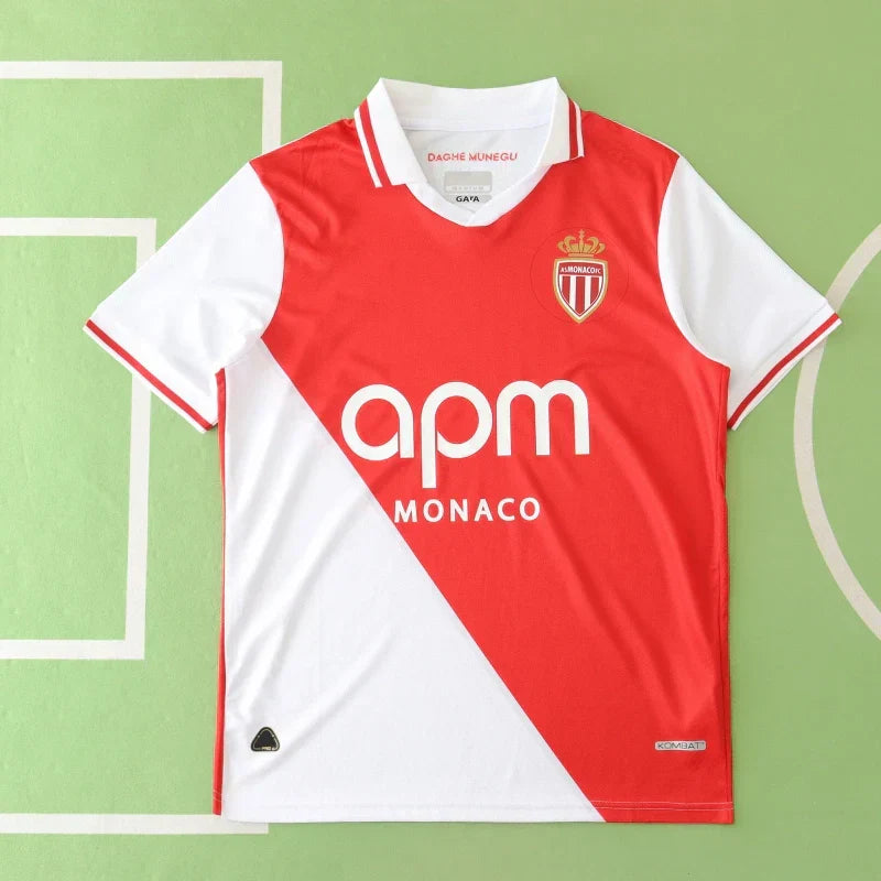 AS Monaco Home Jersey 2024/25 | Fan Version Football Shirt