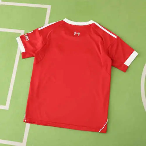 Liverpool F.C. Home Kids Kit 2025/26 | Children's Football Jersey with Name & Number