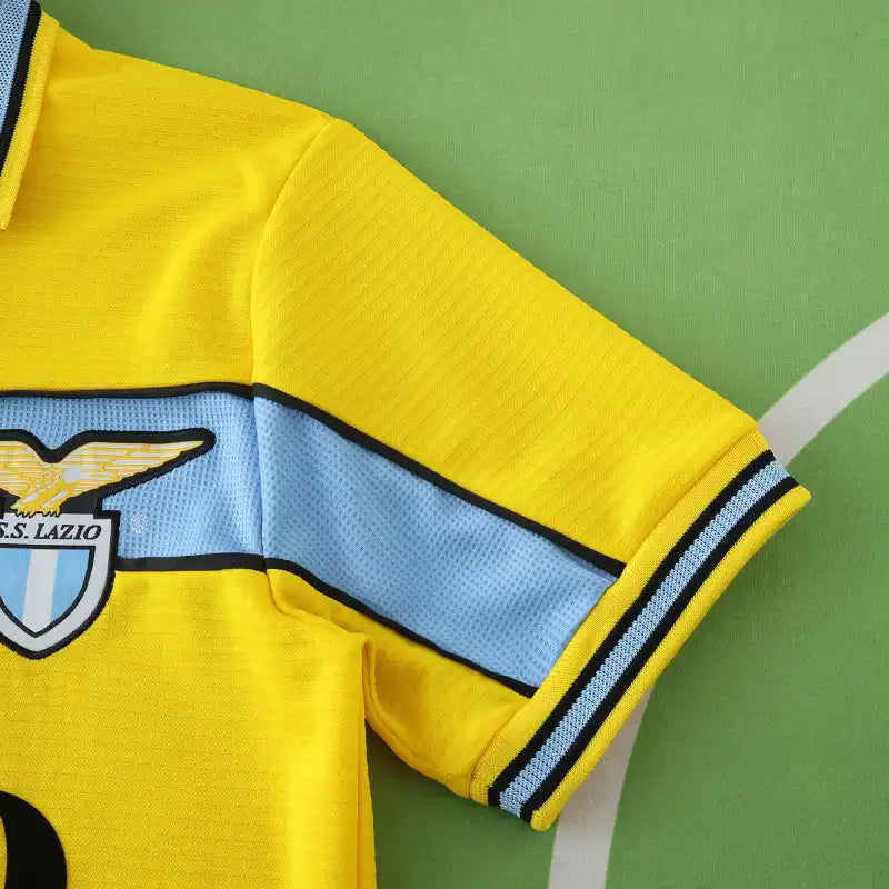 S.S. Lazio 1998/99 Third Retro Jersey – Yellow Fan Version | Classic CIRIO Kit
