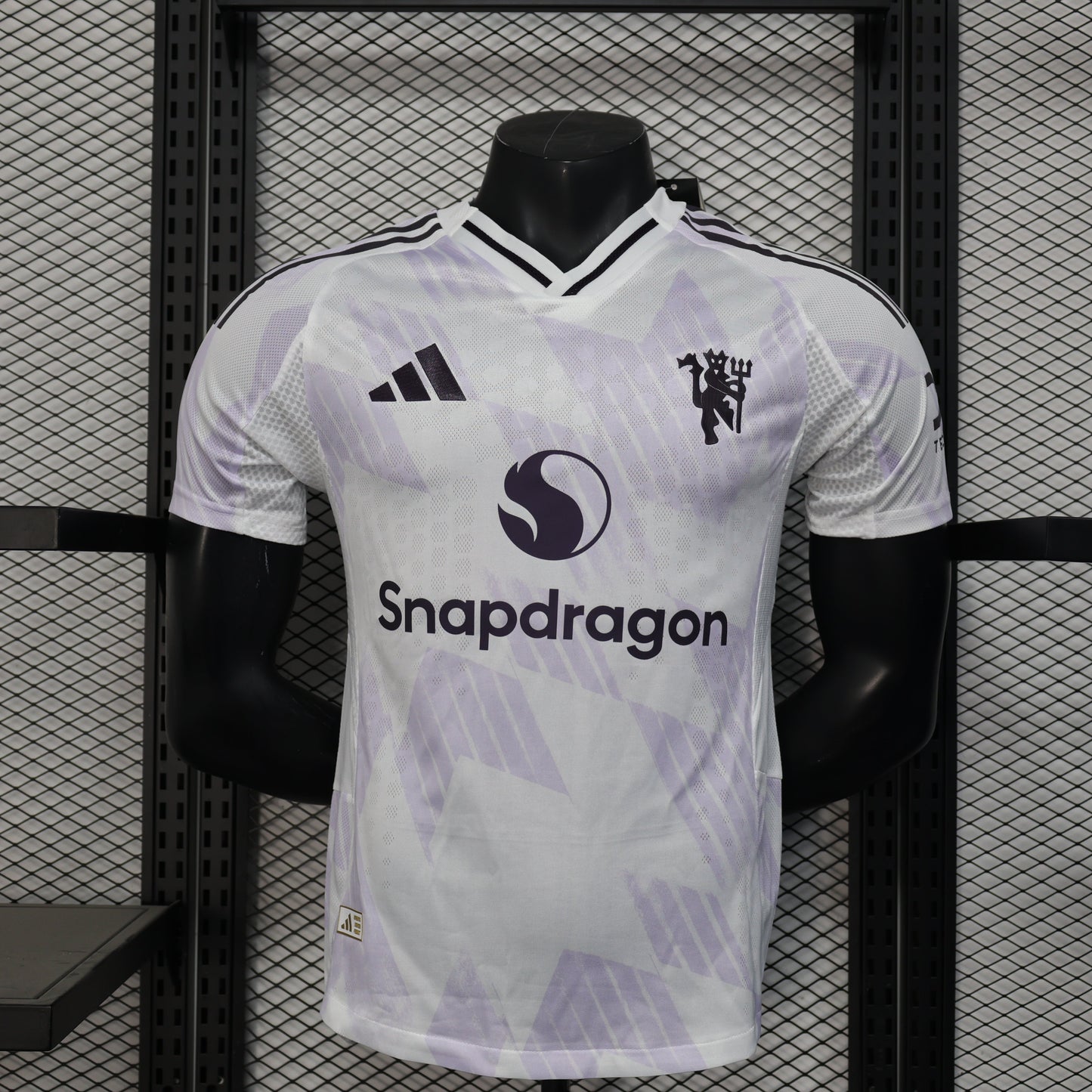 2025-26 Manchester United Away Player Edition Jersey - White