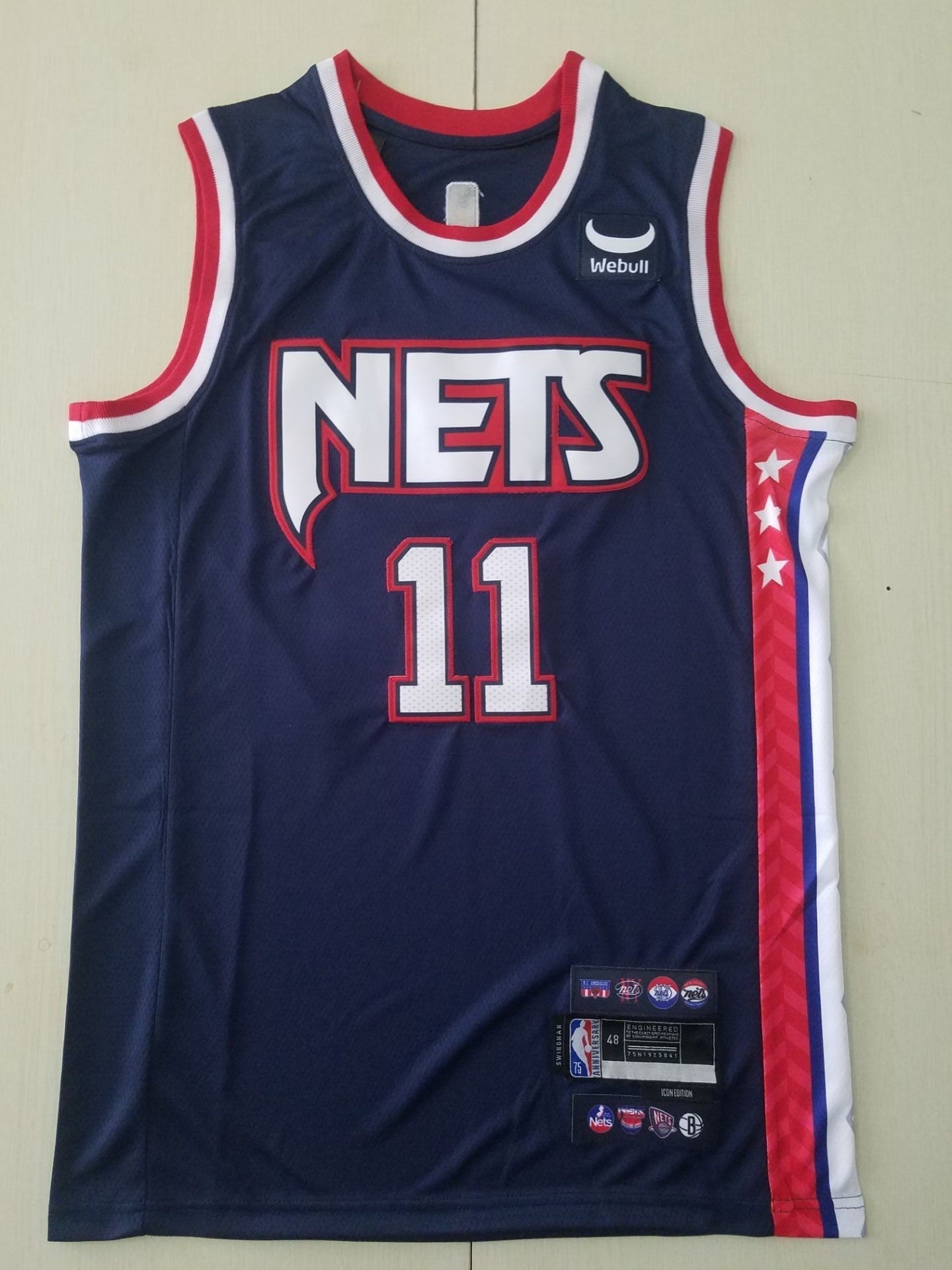 Kyrie Irving #11 Brooklyn Nets 2021/22 City Edition Swingman Jersey – Navy Retro NBA Fan Gear