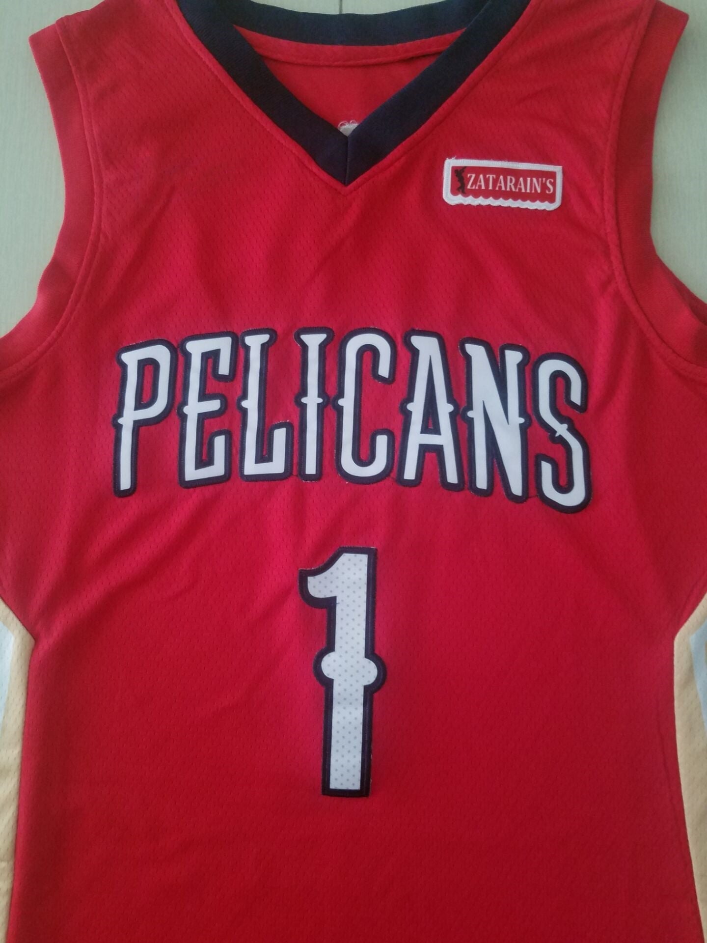 Men's New Orleans Pelicans Zion Williamson #1 NBA Red Swingman Jerseys