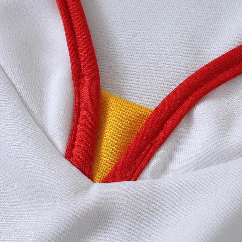 Spain National Team 2010 World Cup Away Retro Fan Jersey – White | Adidas | FIFA World Champions Badge