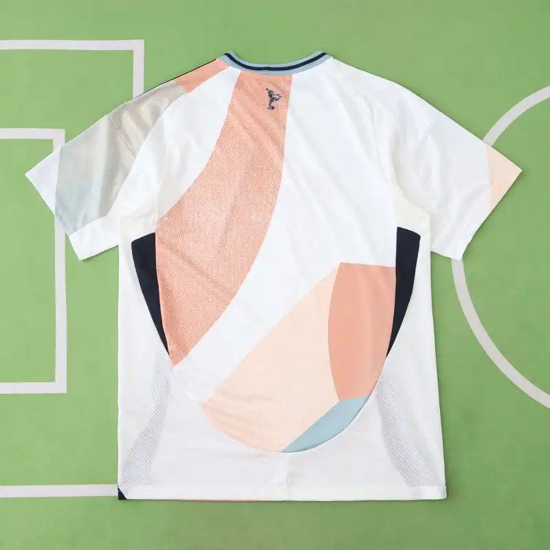 Spain National Team 2025/26 Away Fan Jersey – White Pastel Gradient | Adidas | Custom Name & Number