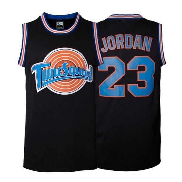 Michael Jordan #23 Space Jam Tune Squad Jordan Brand White & Black Movie Jersey — Men's & Youth
