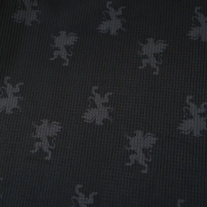 Genoa CFC Third Fan Version Jersey 2024/25 – Black & Gold Griffin Pattern Kappa KOMBAT Shirt