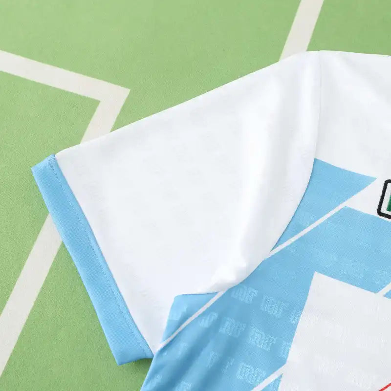 S.S.C. Napoli 1991/93 Away Retro Jersey – White Fan Version | Classic Mars Kit