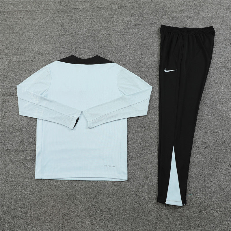 FC Barcelona Training Suit 2024/25 | Grey & Black Tracksuit Set