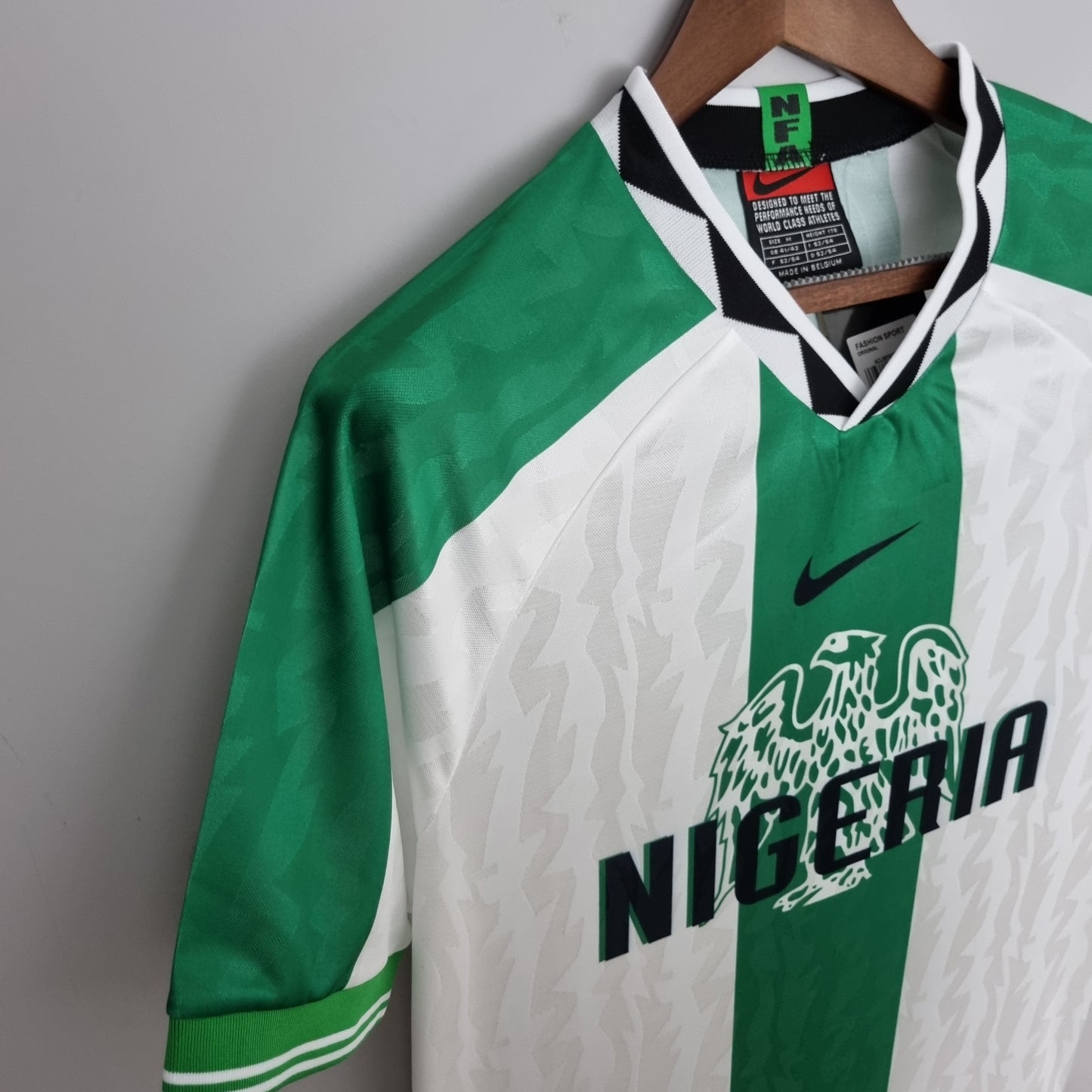 Nigeria 1998 World Cup Away Retro Soccer Jersey – Nike NFF Super Eagles Okocha Kanu Yekini Amokachi Kit