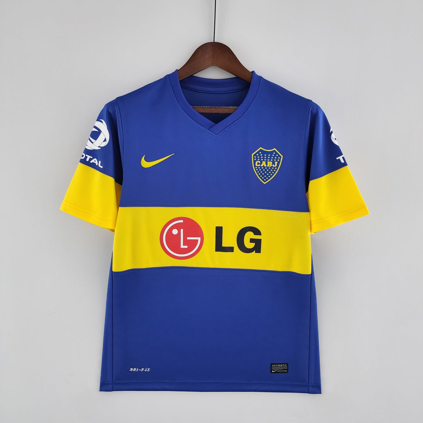 Boca Juniors 2011-12 Home Jersey – Royal Blue & Yellow Nike LG Dri-FIT Retro Argentine Football Shirt | Riquelme Medel Classic CABJ La Bombonera Kit