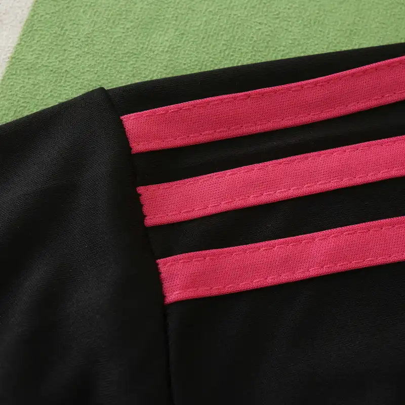 Inter Miami CF Black Miami Vice Edition Fan Version Jersey 2024/25 – Neon Pink & Blue Football Shirt
