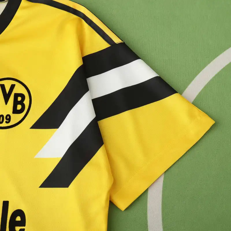 Borussia Dortmund Home Retro Fan Jersey 1989 | Custom Name & Number