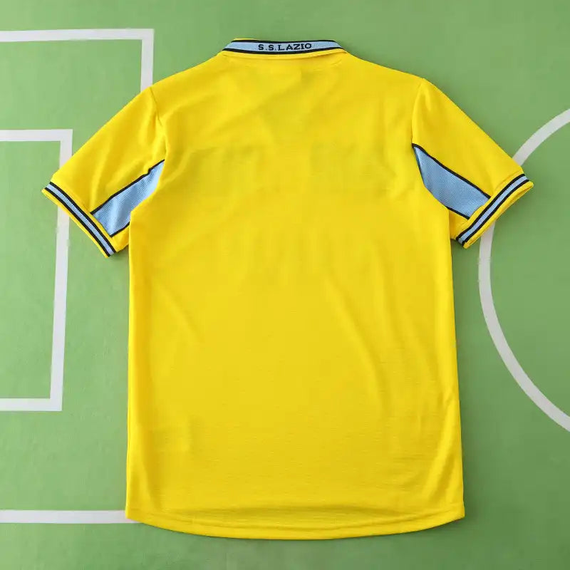 S.S. Lazio 1998/99 Third Retro Jersey – Yellow Fan Version | Classic CIRIO Kit