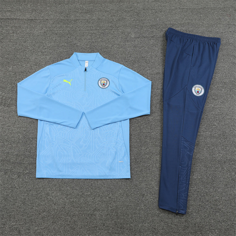 Manchester City Training Suit 2024/25 | Light Blue Tracksuit