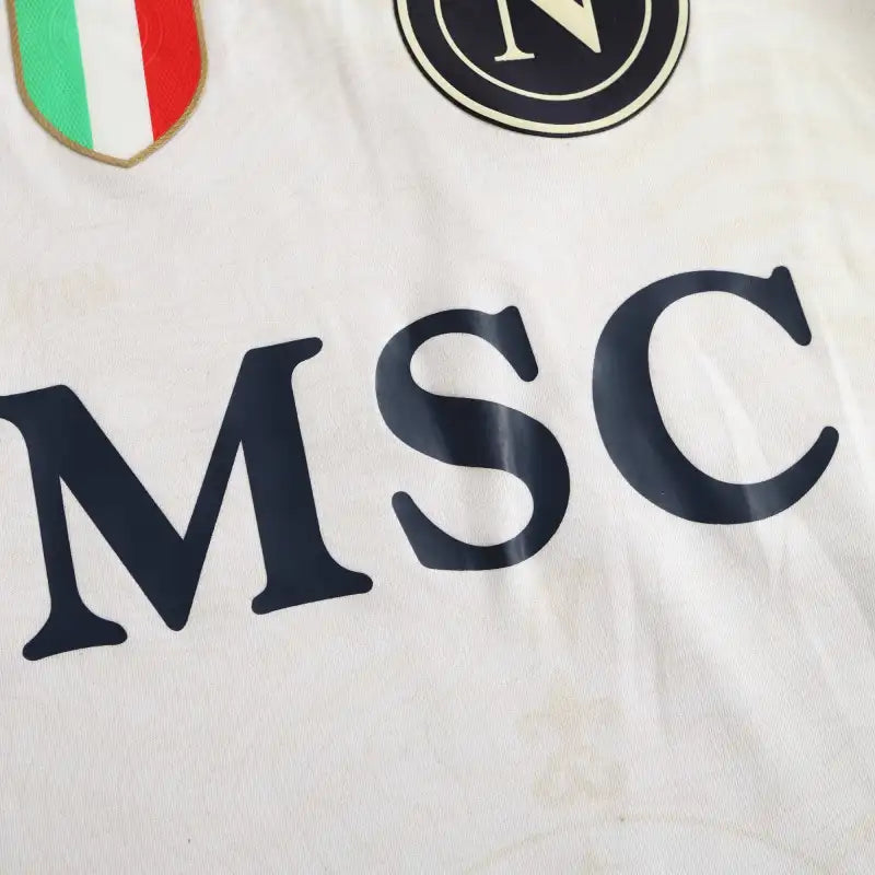 S.S.C. Napoli Limited Edition Fan Version 2023/24 – White EA7 Football Jersey
