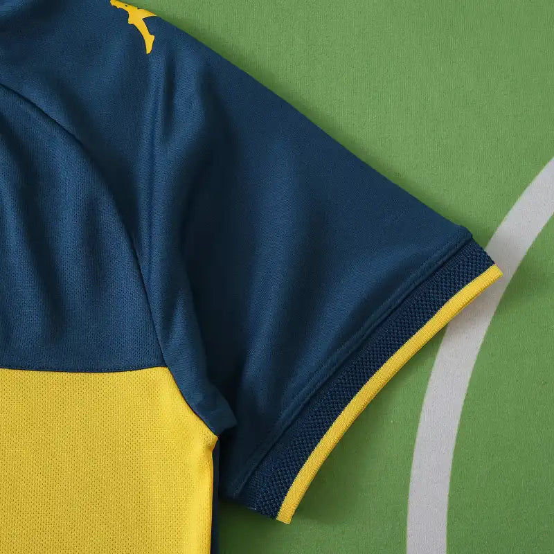 Genoa CFC Fourth Fan Version Jersey 2024/25 – Navy & Yellow Kappa KOMBAT Football Shirt