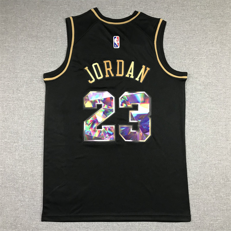 Michael Jordan #23 Chicago Bulls Nike Black Diamond Edition Holographic Swingman Jersey