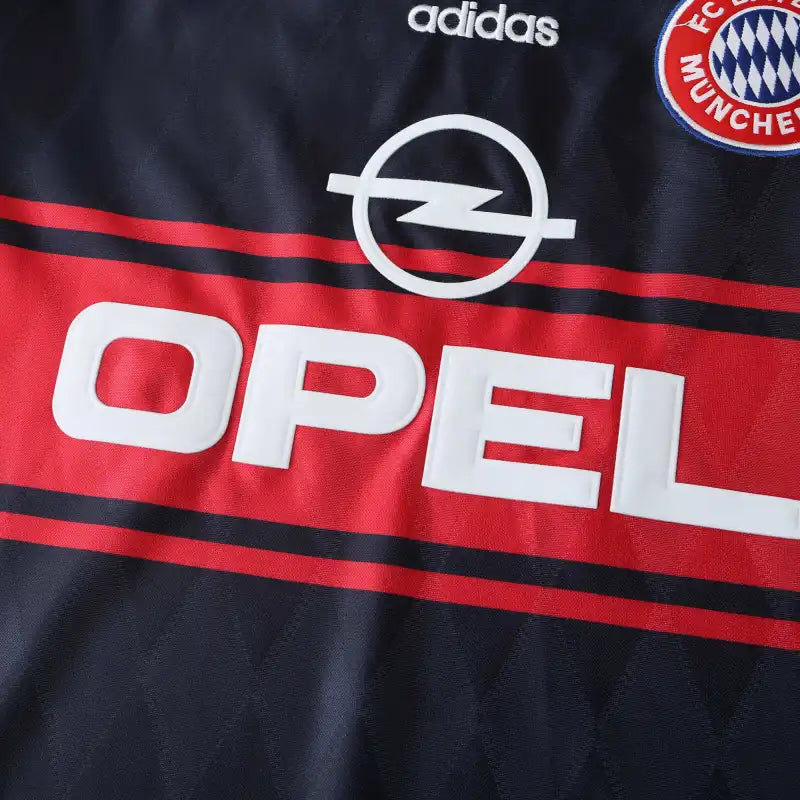 FC Bayern München Retro Fan Jersey 1997/99 – Classic Dark Navy & Red Throwback Shirt