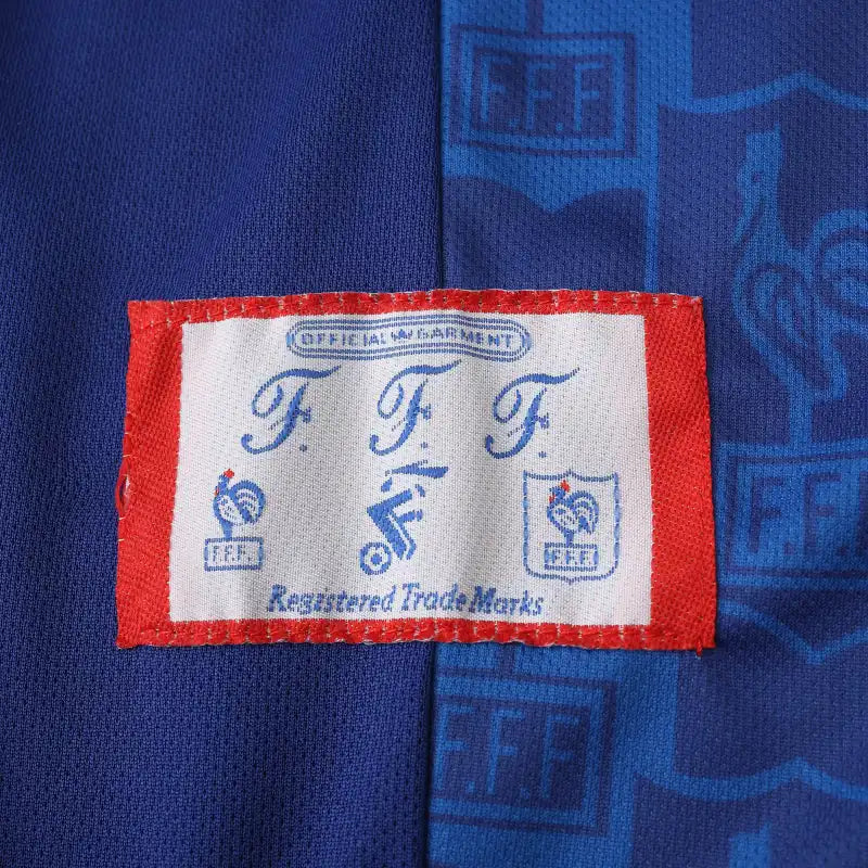 France National Team 1996 Home Retro Fan Jersey – Classic Vintage Football Shirt