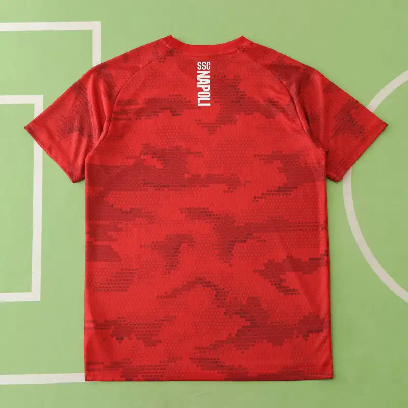 S.S.C. Napoli Concept Fan Version 2024/25 – Red Camo Football Jersey