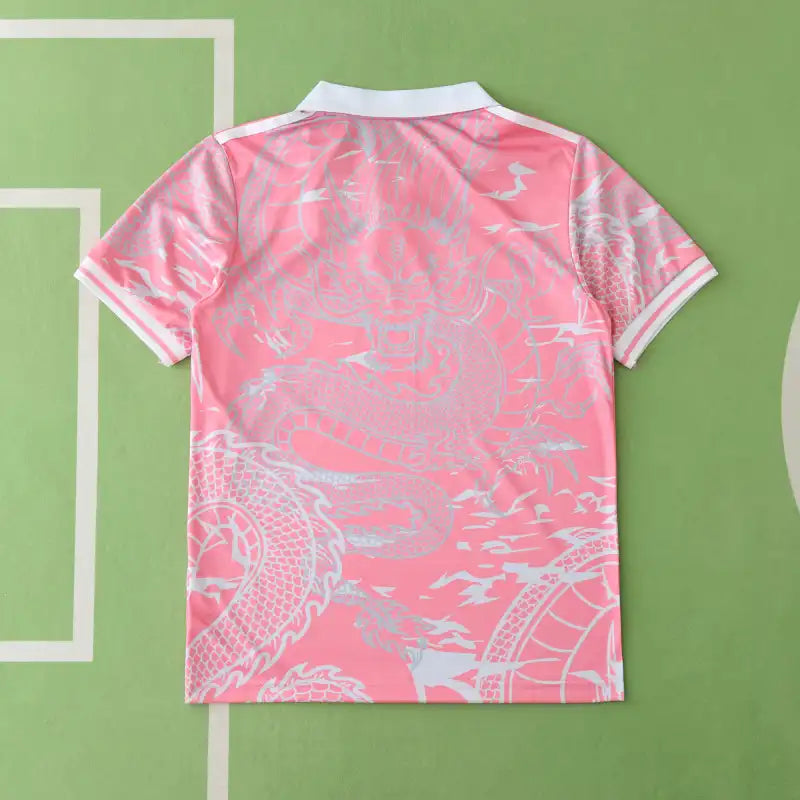 Real Madrid CF Concept Kids Kit 2024/25 – Pink Camo Children's Football Jersey & Shorts Set