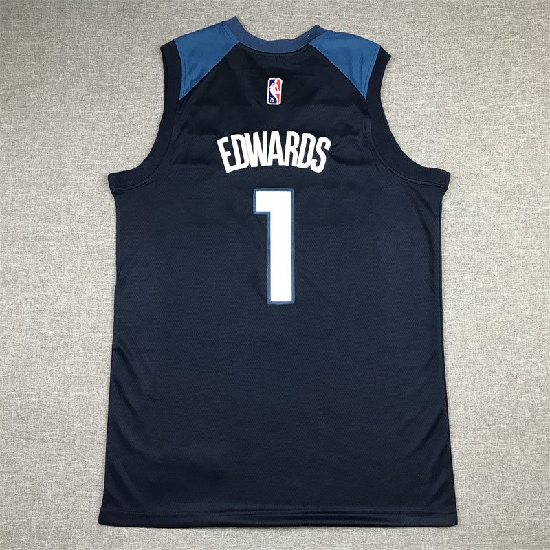 Anthony Edwards #1 Minnesota Timberwolves Navy Icon Edition Swingman Jersey – Nike MINNESOTA