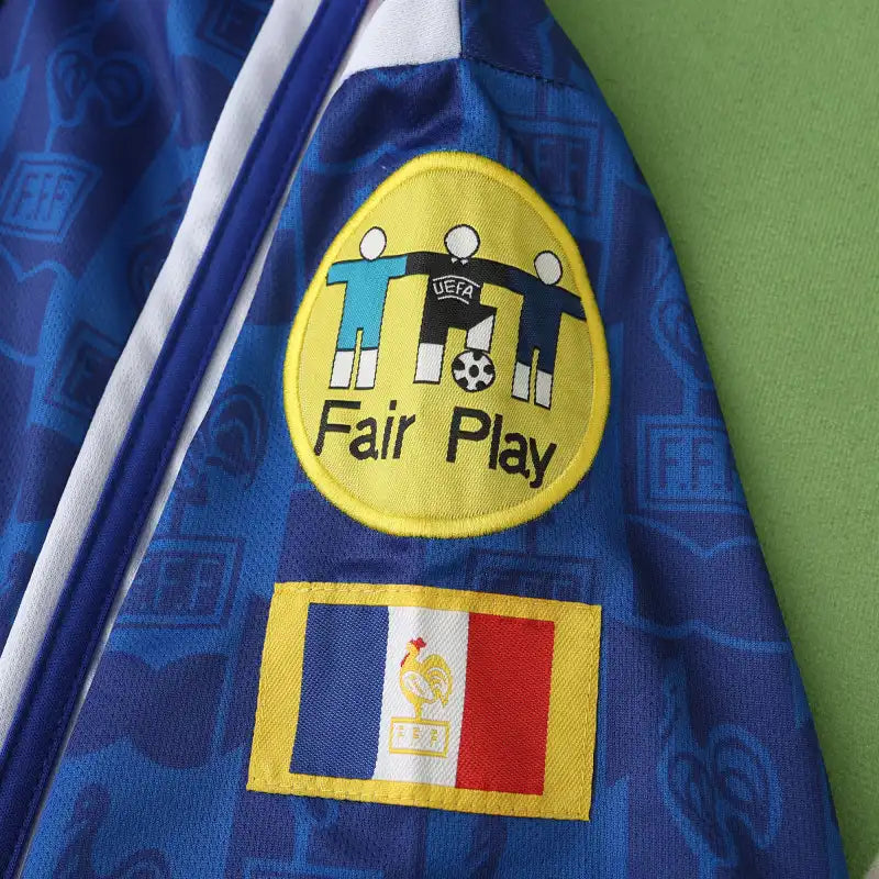 France National Team 1996 Home Retro Fan Jersey – Classic Vintage Football Shirt