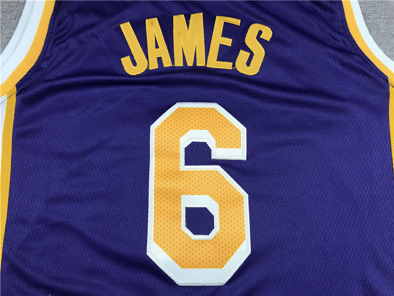 LeBron James #6 Los Angeles Lakers Purple 2022-23 Statement Edition Swingman Jersey – Jordan Brand