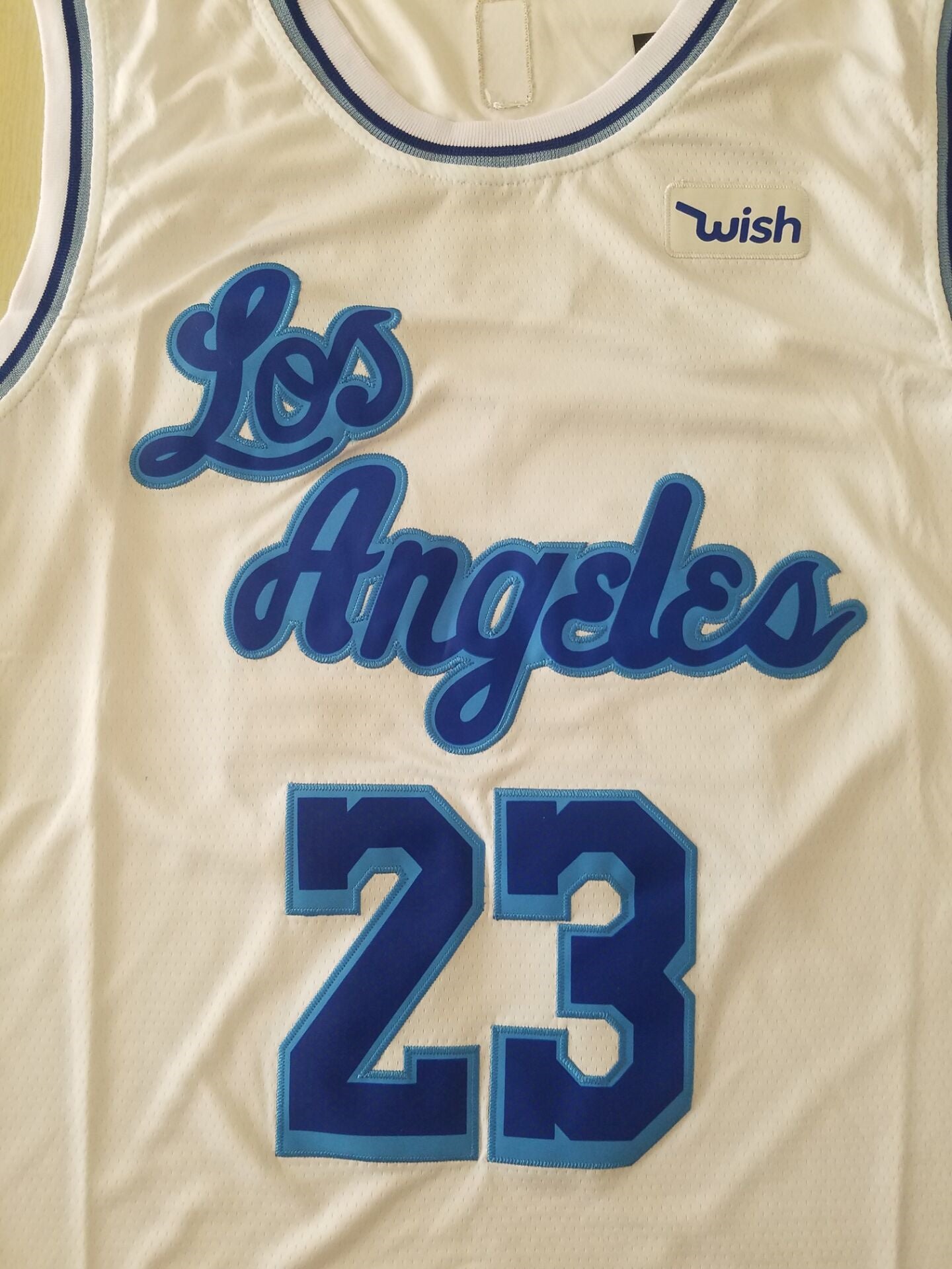LeBron James #23 Los Angeles Lakers White 2020-21 Classic Edition "Los Angeles" Script Swingman Jersey
