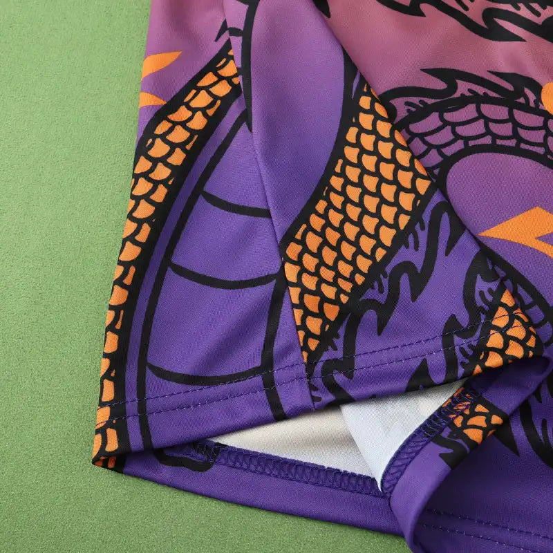 Real Madrid 2024/25 Orange Purple Dragon Concept Jersey – Sunset Dragon Adidas Fan Version