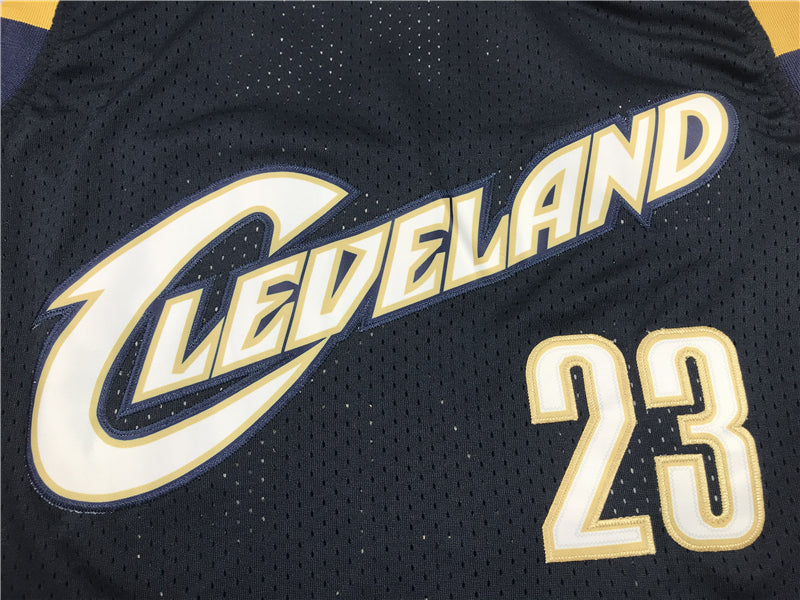 LeBron James #23 Cleveland Cavaliers Black 2008-09 Mitchell & Ness Hardwood Classics Swingman Jersey