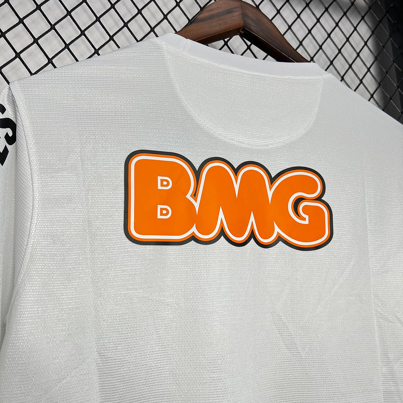 Santos FC 2011-12 Home Retro Jersey – Nike White Banco BMG Neymar Centenary Edition Football Shirt