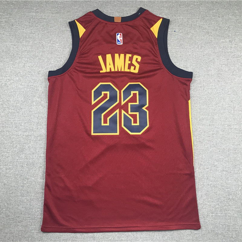 LeBron James #23 Cleveland Cavaliers Wine Red Icon Edition Swingman Jersey – CLEVELAND