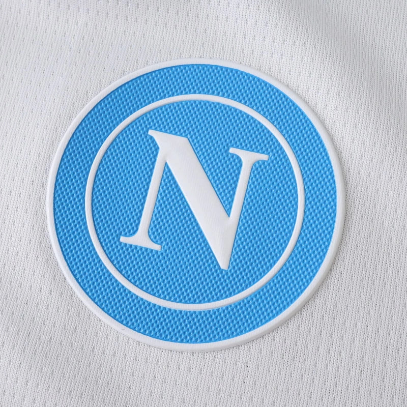 S.S.C. Napoli 25/26 Training Jersey – EA7 Fan Version (White)