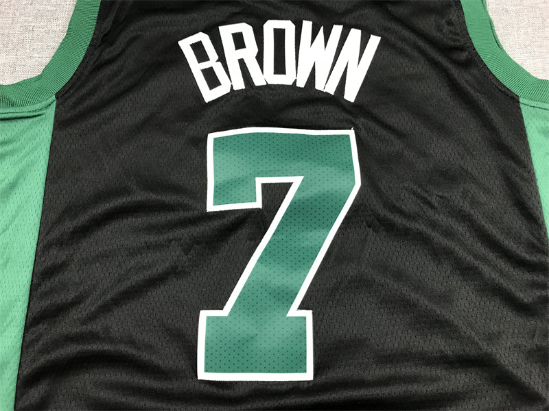 Jaylen Brown #7 Boston Celtics Statement Edition Swingman Jersey – Black