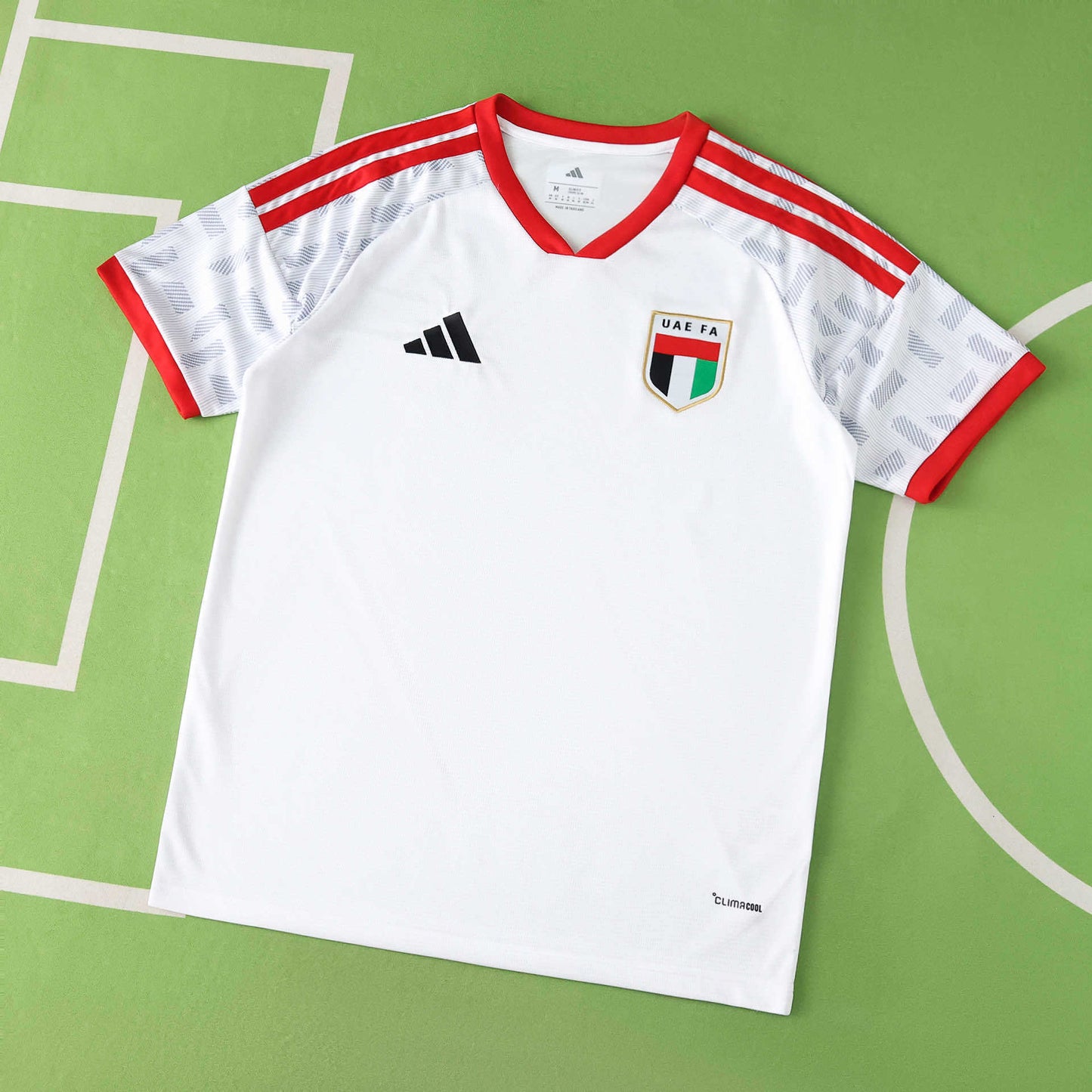 2026 FIFA World Cup UAE Home Jersey – Al Abyad White & Red Adidas Fan Kit