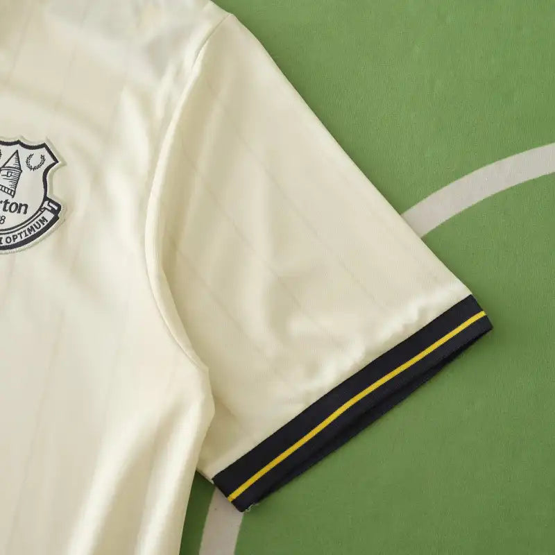Everton F.C. Third Fan Jersey 2024/25 — Cream Castore Stake.com Edition