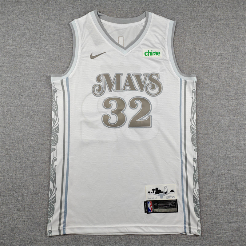Cooper Flagg #32 Dallas Mavericks City Edition Swingman Jersey 2024/25 – White
