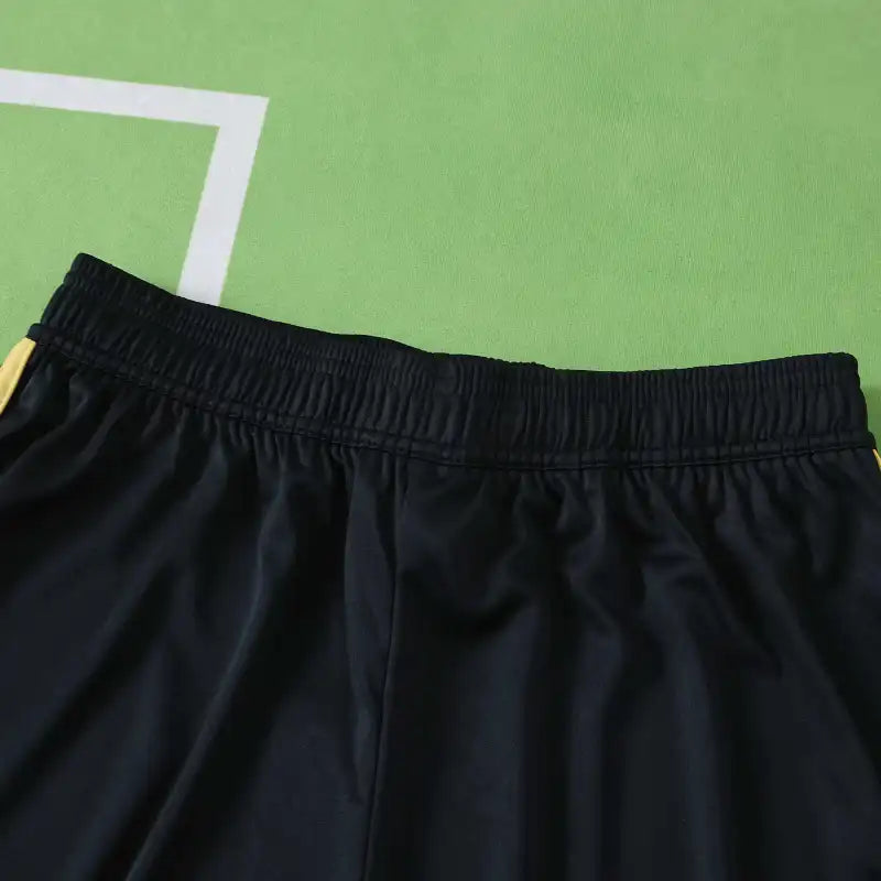 Mexico National Team Black Gold Football Shorts 2025/26 – Adidas Fan Version with Gold Eagle Crest