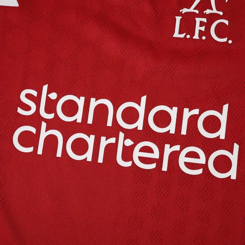 Liverpool F.C. Home Jersey 2025/26 | Fan Version Football Shirt with Player Name & Number